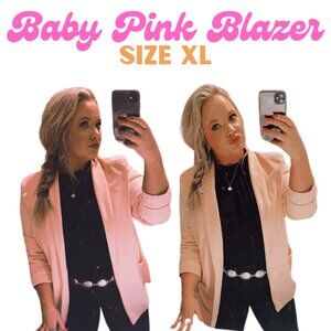 Stretchy Pink Blazer